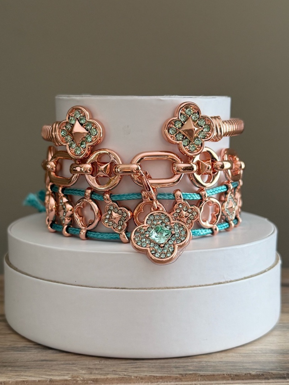 Bomb Party Spring Luxe Stacks “Clover Couture” Brand New!